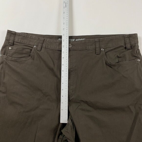 Duluth Trading Co Flex Fire Hose Pants Mens 46 x 32 Actual 44 x 30.5 Brown - Picture 9 of 12